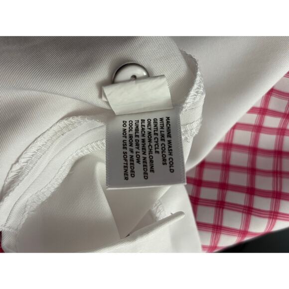 LADY HAGEN Pink and White Golf Skort Size 12 - Picture 7 of 8